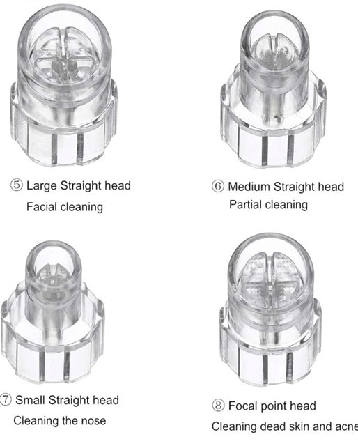 NobuGlow Aqua Dermabrasion Facial Tips 8 Pcs